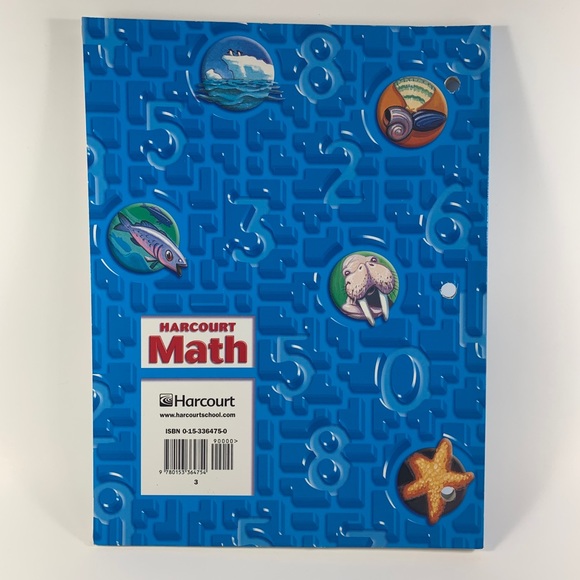 Harcourt Math Grade 3 Practice Workbook - Picture 2 of 8